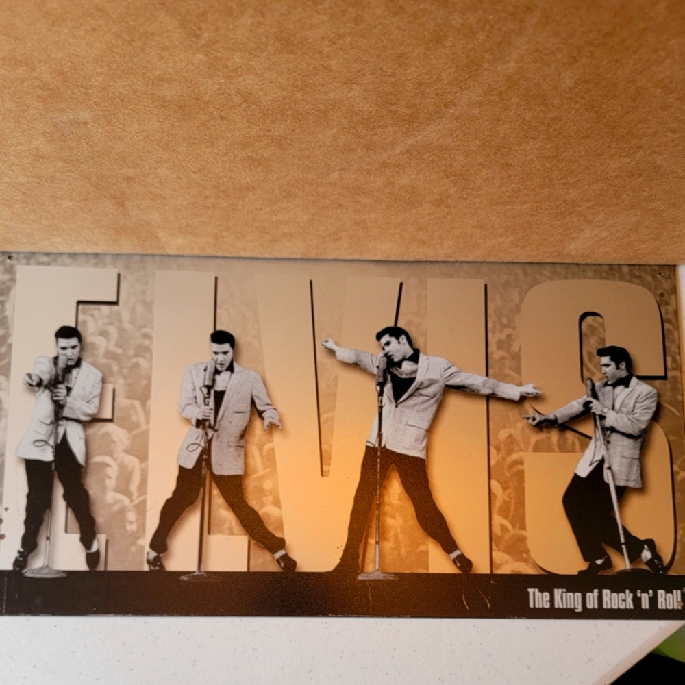 Metal wall sign